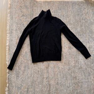 Theory Black Turtleneck Sweater